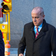 Ed Mullins departs court on February 23, 2022 after facing criminal charges connected to a raid last year on his home and union office. The former head of the NYPD’s Sergeants Benevolent Association turned himself in Wednesday morning over allegations of misappropriation of union funds.